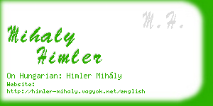 mihaly himler business card